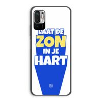 Laat de zon in je hart: Xiaomi Redmi Note 10 5G Transparant Hoesje