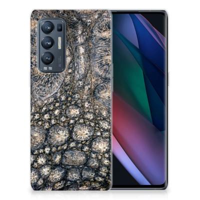 OPPO Find X3 Neo | TPU Hoesje | Krokodillenprint