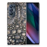 OPPO Find X3 Neo | TPU Hoesje | Krokodillenprint