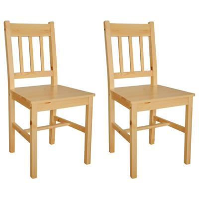 Eetkamerstoelen 2 st grenenhout