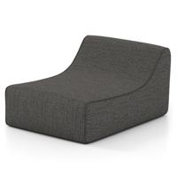 Opblaasbare Loungestoel Ergonomische Opblaasbare Lazy Sofa met Afneembare Hoes en Antislipbasis Grijs