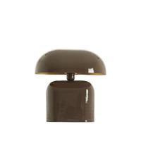 Light & Living SchemerlampTodd ovaal - glans donker bruin - 1897583