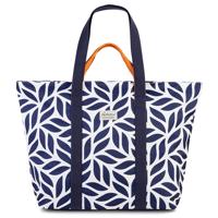 Fabrizio Strandtas Leafs Print Blauw/Wit Fabrizio Strandtas Leafs Print Blauw/Wit