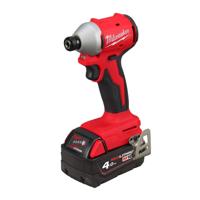 Milwaukee M18 BLIDRC-402C Compacte accu slagschroevendraaier 190Nm 18V 4.0Ah in Koffer - 4933492840