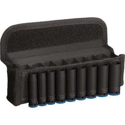 Bosch Professional PRO Impact krachtdoppenset lang 1/4" 9-delig - 2608003035