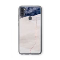 Stone White: Samsung Galaxy A11 Transparant Hoesje