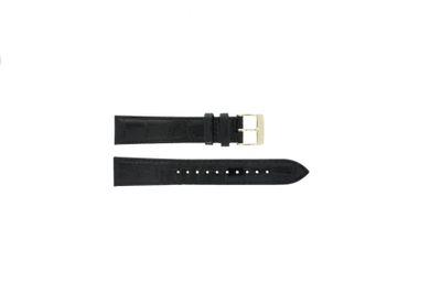 Seiko horlogeband 7N32-0DE0 Leder Zwart 18mm