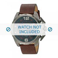 Horlogeband Diesel DZ4387 Leder Bruin 24mm