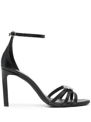Zadig&Voltaire sandales Amee Wing Court 90 mm - Noir