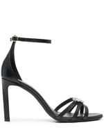 Zadig&Voltaire Amee Wing Court 90mm leather sandals - Noir - thumbnail