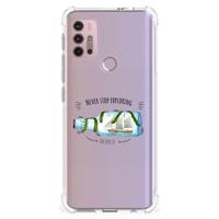 Motorola Moto G30 | G20 | G10 Stevig | Bumper Hoesje | Boho Bottle