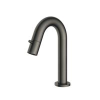 Hotbath Cobber Fonteinkraan - Opbouw - Uitvoering AI - Mat Zwart - Messing - 193 mm - Waterbesparend