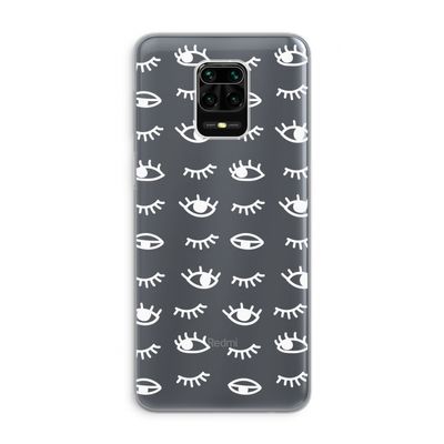 Eye pattern #3: Xiaomi Redmi Note 9 Pro Transparant Hoesje