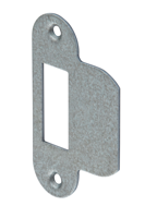 Nemef P1255 Sluitplaat | messing 23.3x71.5mm afgerond| DR 1+2+3+4 - 9125590540