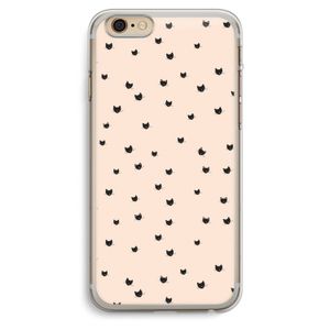 Kleine kattenkopjes: iPhone 6 Plus / 6S Plus Transparant Hoesje
