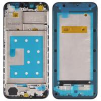 Front behuizing LCD frame bezel plaat voor Huawei Honor 8S (zwart)