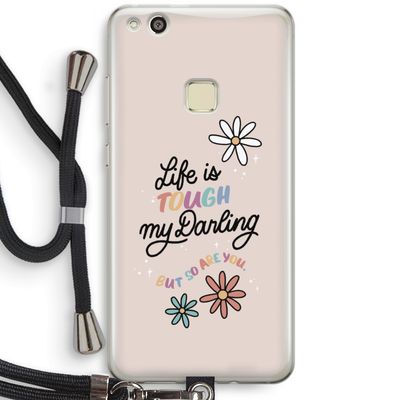 Tough Life: Huawei Ascend P10 Lite Transparant Hoesje met koord