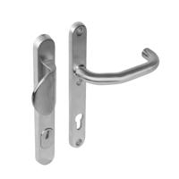 Intersteel VoordeurbeslagVurano kerntrekbeveiliging 92mm ovaal RVS - 0035.398049