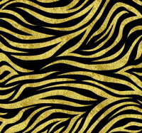 Wandbekleding Gouden zebrapatroon zebra