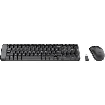 Logitech MK220 Set met toetsenbord en muis Radiografisch QWERTY, UK-Engels Zwart