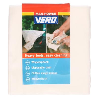 Wegwerp schoonmaakdoeken - 25x - 35 x 38 cm - pluisvrij - schoonmaken