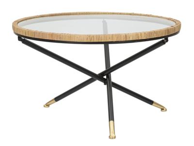 TAVOLO DA CAFFE&apos; SAINT BARTH ROTONDO CM Ø 80X46,5