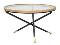 TAVOLO DA CAFFE&apos; SAINT BARTH ROTONDO CM Ø 80X46,5