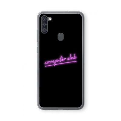 Vice Black: Samsung Galaxy A11 Transparant Hoesje