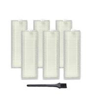 XI267 6 stuks I259 filter + G101 kleine zwarte borstel voor ILIFE A7 A9