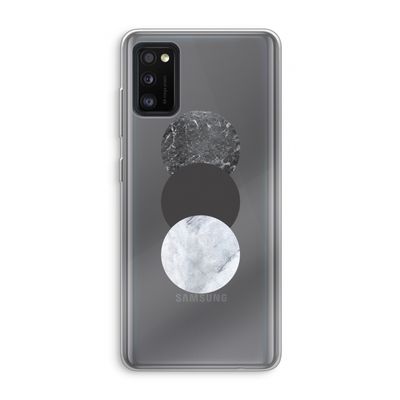 Marmeren cirkels: Samsung Galaxy A41 Transparant Hoesje
