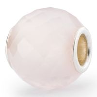 Trollbeads TSTBE-00031 Kraal Rond Gefacetteerd zilver-rozenkwarts Trollbeads TSTBE-00031 Kraal Rond Gefacetteerd zilver-rozenkwarts