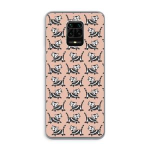 Zwarte poes: Xiaomi Redmi Note 9 Pro Transparant Hoesje