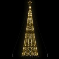 VidaXL Led-kerstboom met spikes 1534 leds warm wit 500 cm