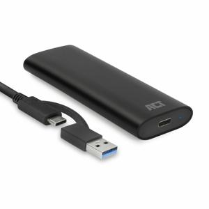 ACT Connectivity USB-C M.2 NVMe / PCIe SSD Behuizing, tool-free externe behuizing