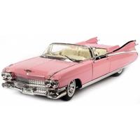 Modelauto - Cadillac Eldorado - roze - 33 cm - schaal 1:18 - speelgoedauto