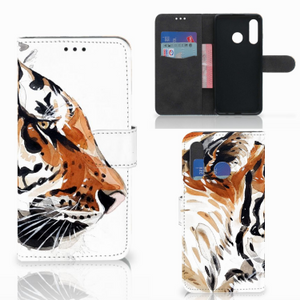 Hoesje Huawei P30 Lite (2020) Watercolor Tiger