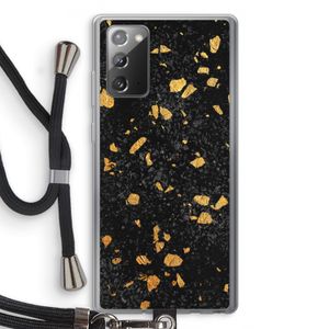 Terrazzo N°7: Samsung Galaxy Note 20 / Note 20 5G Transparant Hoesje met koord