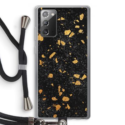 Terrazzo N°7: Samsung Galaxy Note 20 / Note 20 5G Transparant Hoesje met koord