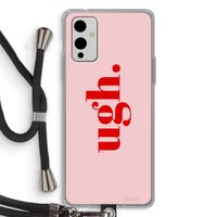 Ugh: OnePlus 9 Transparant Hoesje met koord
