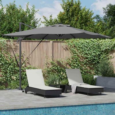 Cantilever Roma Parasol met slot 286 x 285 x 270 cm Aluminium