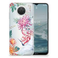 Nokia G20 | G10 | TPU Hoesje | Bird Flowers Nokia G20 | G10 | TPU Hoesje | Bird Flowers