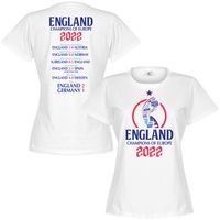 Engeland EK 2022 Road To Victory Winners Dames T-Shirt - thumbnail