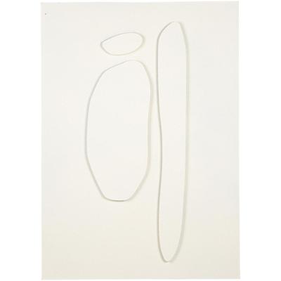 Decopaneel Nordic 2 Off-white Mdf 70x50 Cm - 2.8x50x70 Cm