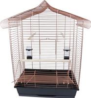 Interzoo vogelkooi Vega koper/zwart - Gebr de boon