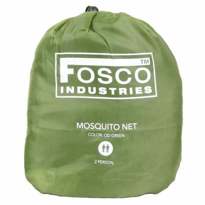 Muggennet - groen - polyester - D50 cm / H230 cm - 2 personen - klamboe - muskietennet