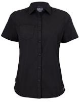 Craghoppers CES004 Expert Womens Kiwi Short Sleeved Shirt - Black - 40 (14)
