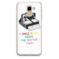Smile: Samsung Galaxy J6 (2018) Transparant Hoesje