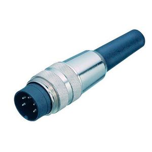 BINDER 09 0309 00 04 kabel-connector M16 Zwart, Zilver