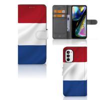 Motorola Moto G52 | Moto G82 | Bookstyle Case | Nederlandse Vlag