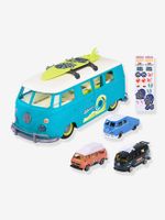 Volkswagen The Originals Carry Case + 3 voertuigen - MAJORETTE blauw